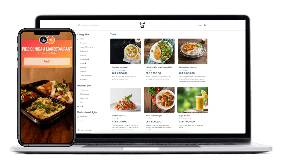 Software para restaurante con centro de pedidos y menú digital