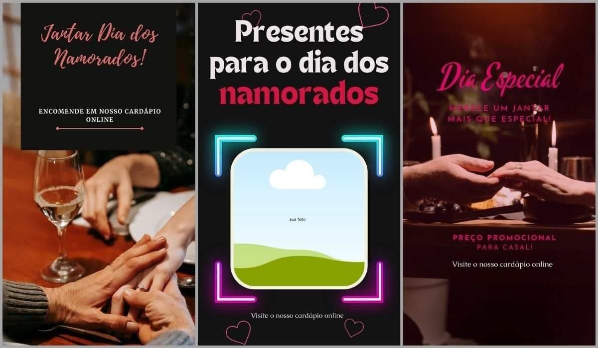 template de stories Menu exclusivo