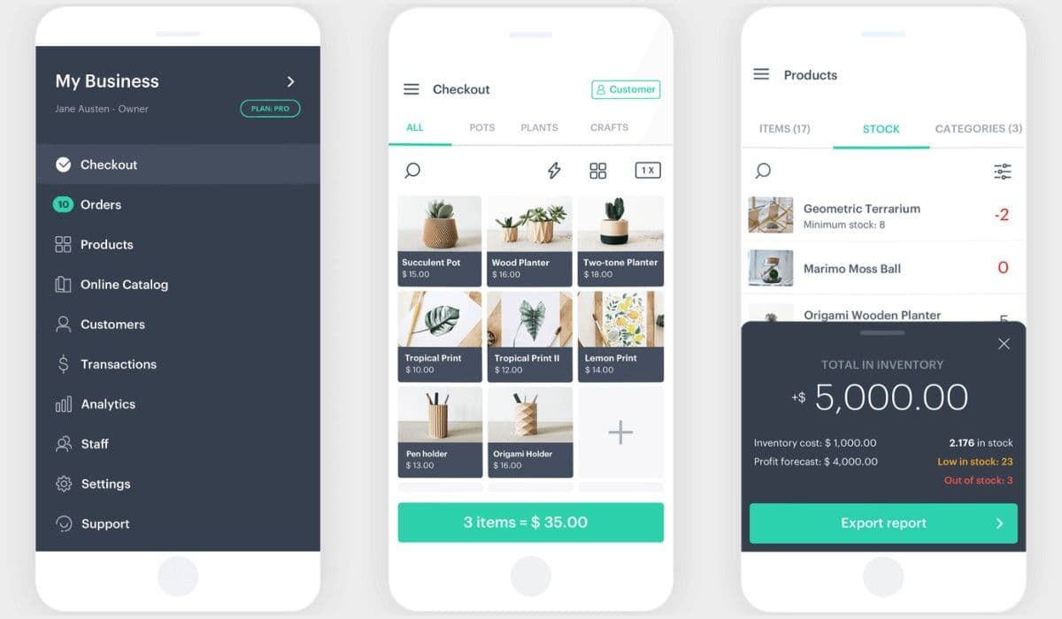 Kyte App screenshots.